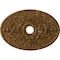 Ekena Millwork Alexa Medallion (Canopies up to 5 5/8"), 30 3/4"W x 21 1/4"H x 3 7/8"ID x 1 5/8"P, Smokey Topaz CM21X30ALSTC - alternate 1